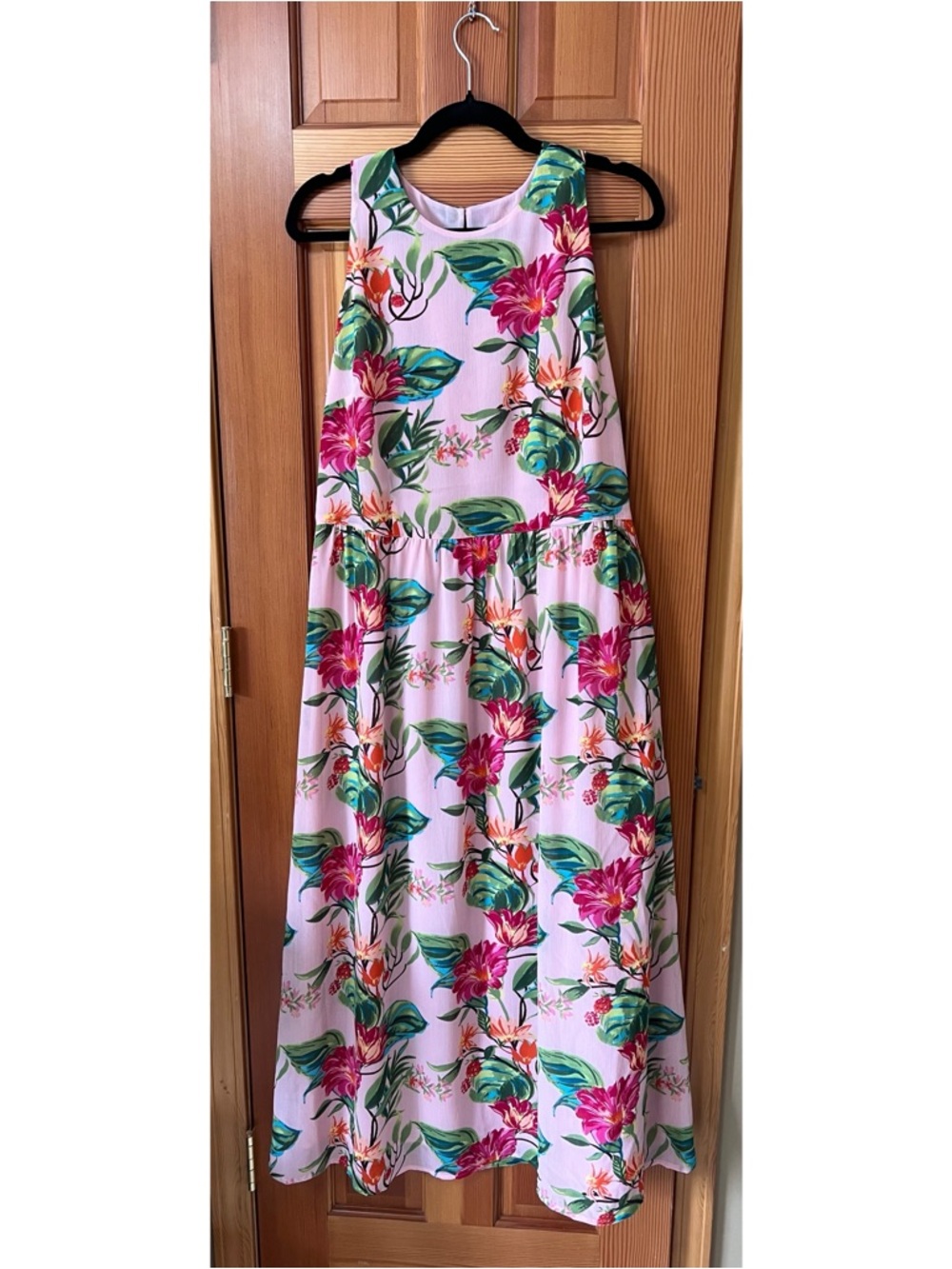 J. Jill Pink Floral Textured Madi Dress
